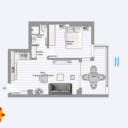 Morina Sea View Apartment Sarandë Eksteriør billede